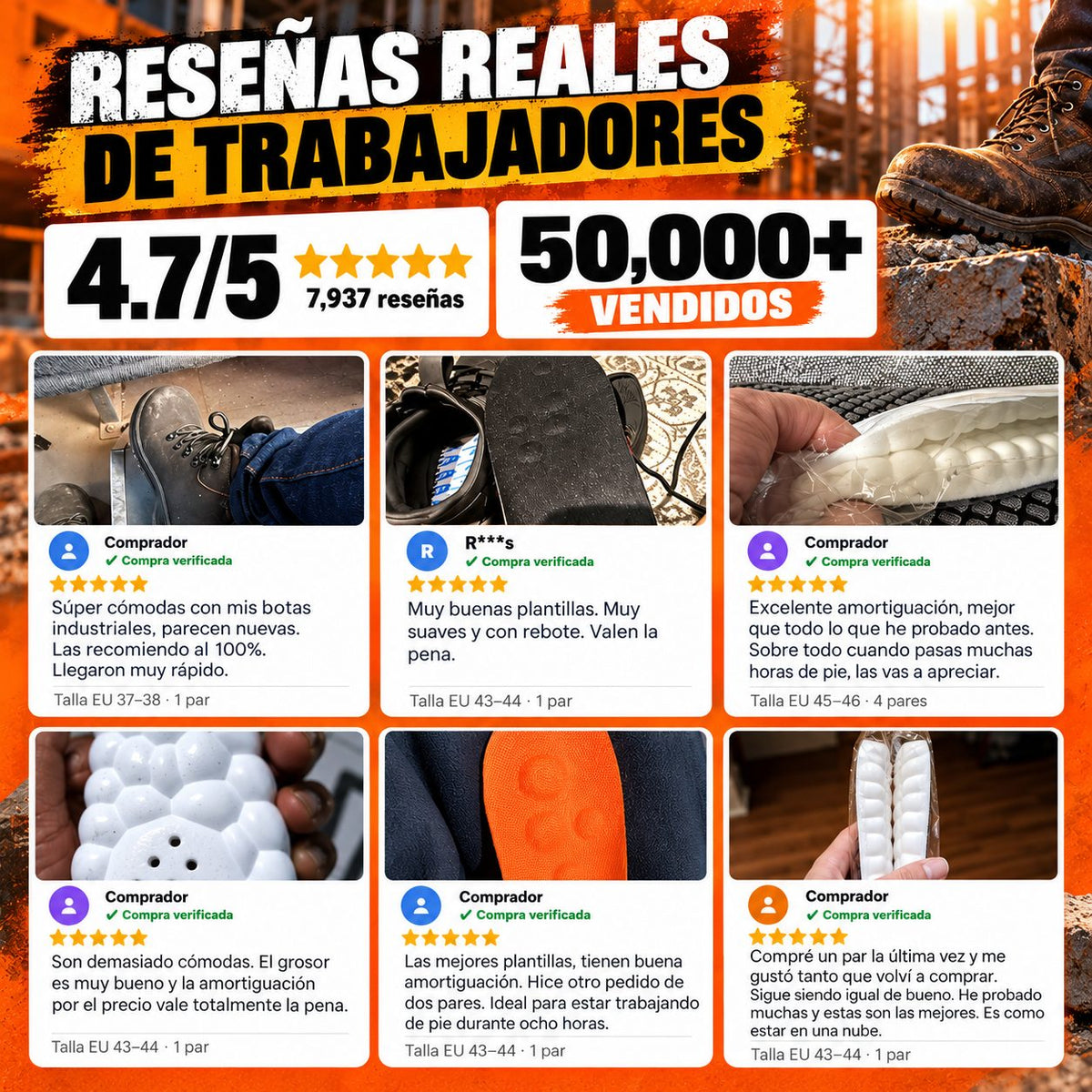 Plantillas de Trabajo Pesado